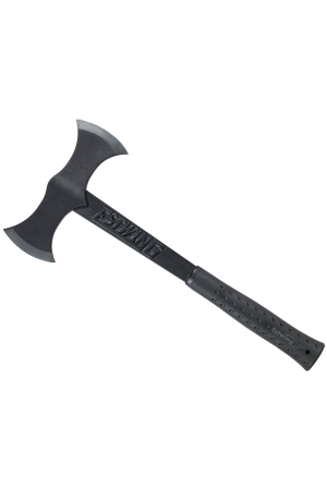 Black Eagle Axe, Double Bit Axe, Nylon Vinyl Shock Reduction Grip