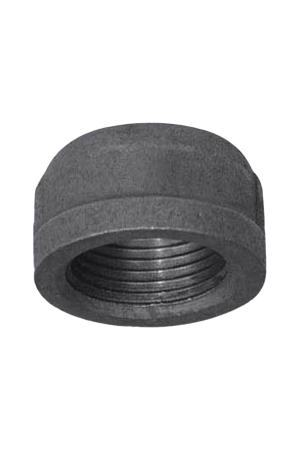 Black Malleable Cap