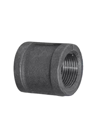 Black Malleable Coupling