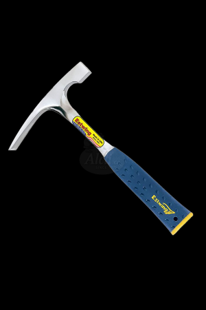 Brick Hammer, Chisel edge, Smooth face, Nylon vinyl shock reduction grip handle