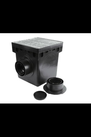 Catch Basin Kit, with Metal Grate
