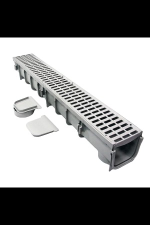 Pro Series Polypropylene Channel Drain Kit