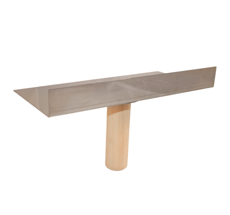 Stainless Steel Drywall Mud Holder and Hawk