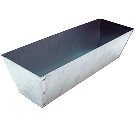 Mud Pan, Galvanized steel