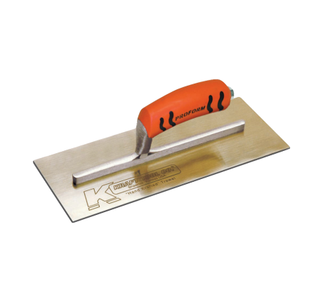 Golden Stainless Steel Plaster Trowel, ProForm® Handle