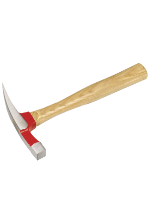 Brick Hammer, Milled face, Wood handle